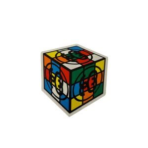Stussy Rubik Cube Sticker – Rare Graphic Decal – Authentic – New